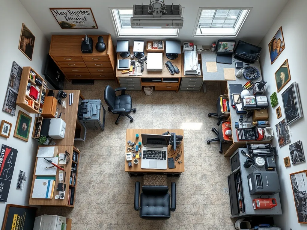 Multi-level storage in craft space